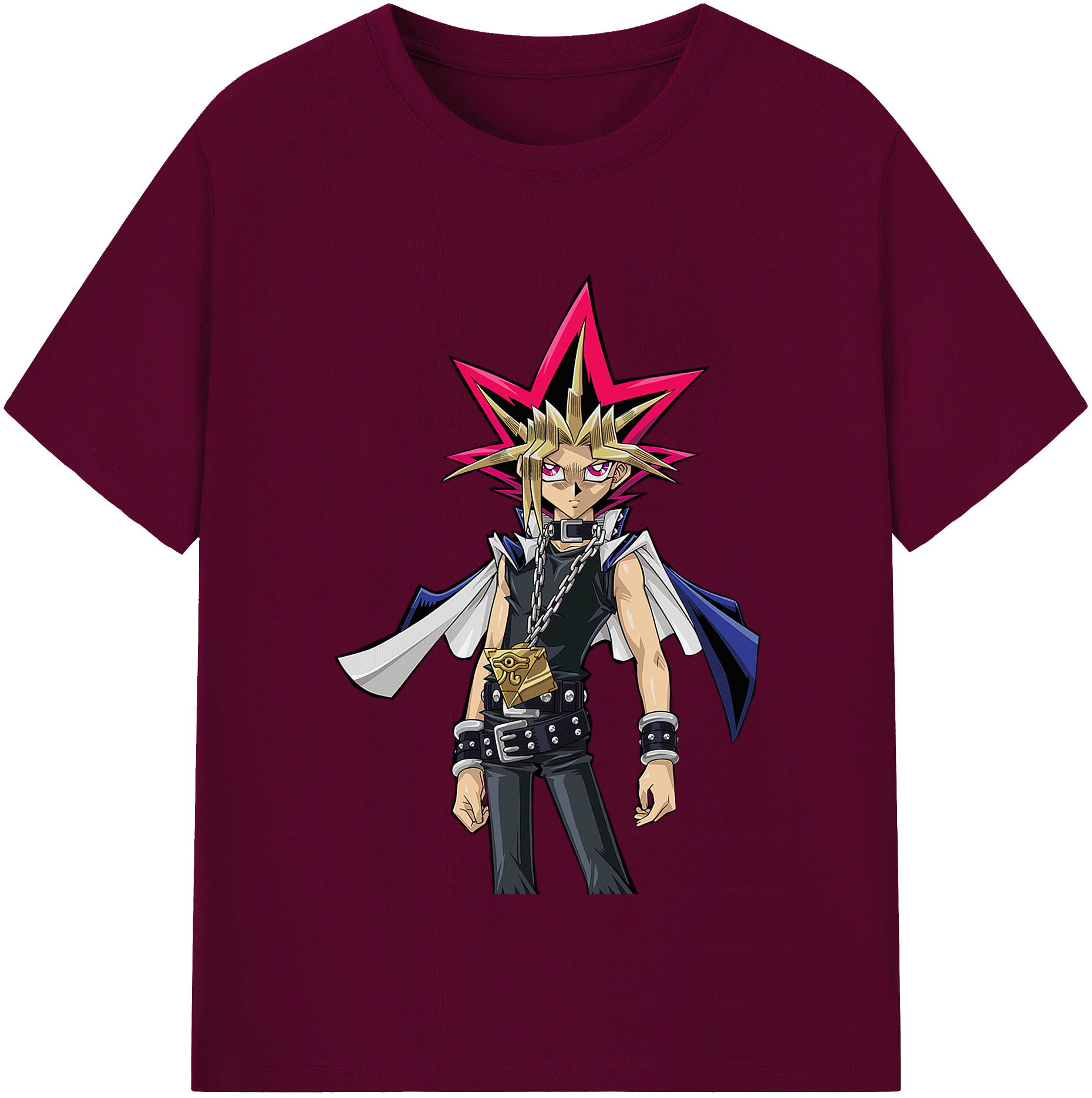（画像用） 遊☆戯☆王 Yu-Gi-Oh! レディースカジュアルプリントTシャツ（綿100％）